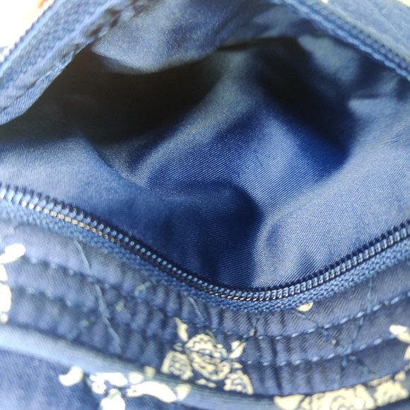 Vera Bradley Blue Boho Turtle Quilted Crossbody - Picture 6 of 9